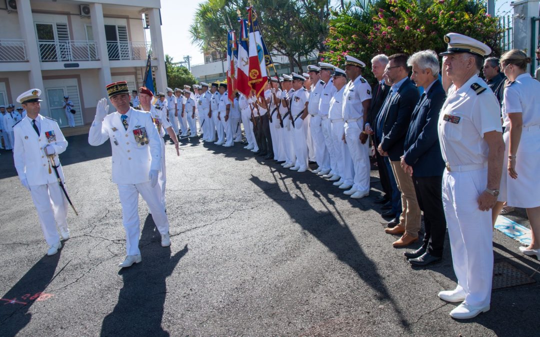 Passation de commandement à la base navale du Port