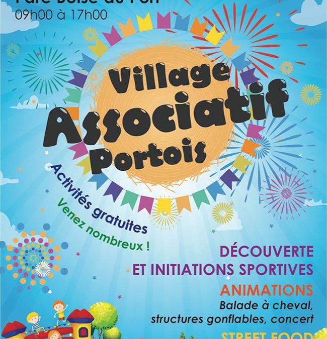 Village Associatif Portois ce dimanche au Parc Boisé