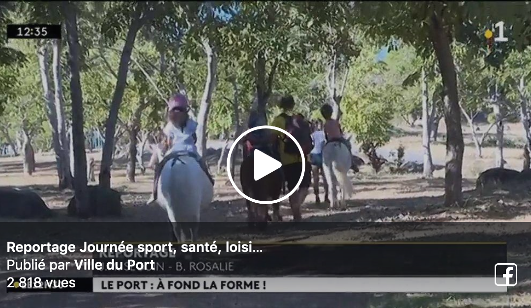 Reportage Journée sport, santé, loisirs Réunion la 1ère