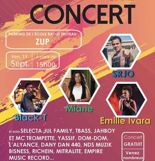 Cité concert à la ZUP ce vendredi