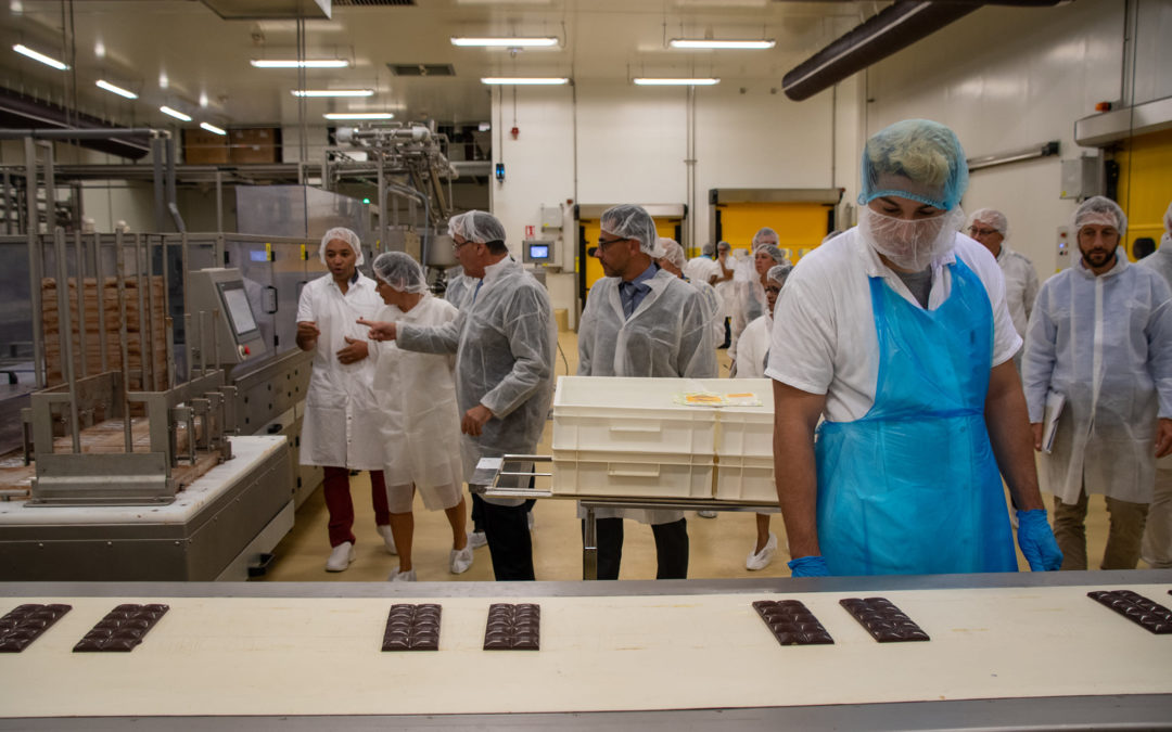 Annick Girardin en visite à l’usine Mascarin