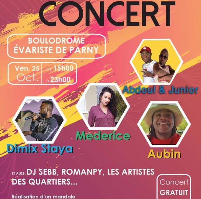 Cité Concert à évariste de Parny vendredi 25 octobre