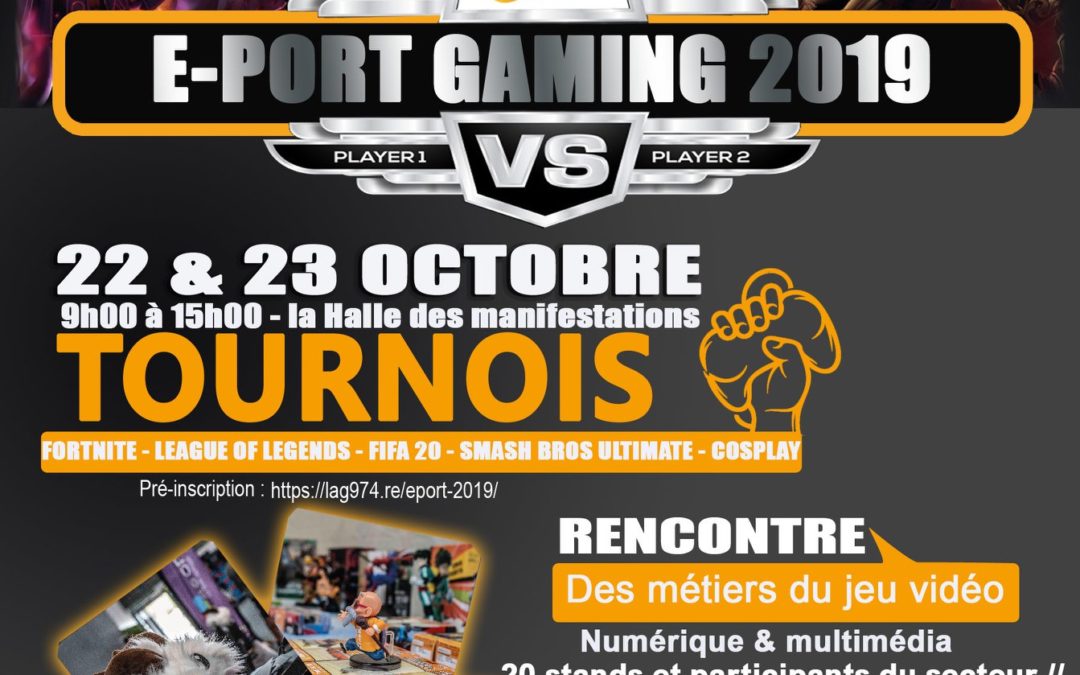 E-Port Gaming 2019 : c’est demain !