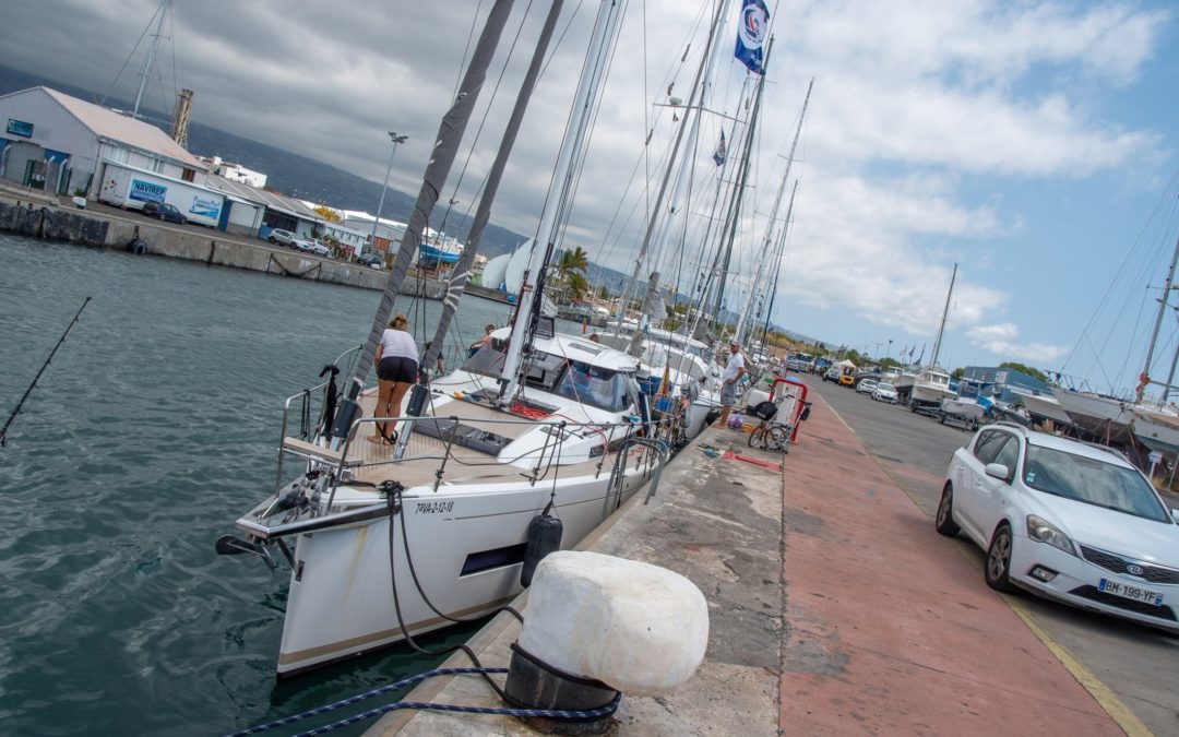 18 bateaux du World Arc rallye en escale au Port