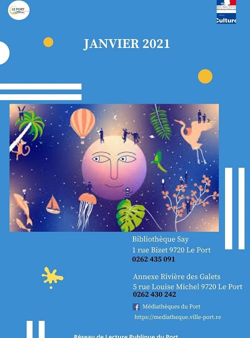 Réseau de lecture du Port – Programme janvier 2021