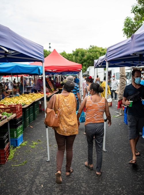 Protocole renforcé au marché forain