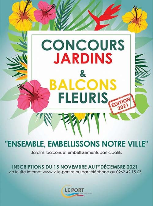 C’est parti pour le concours Jardins et Balcons fleuris 2021