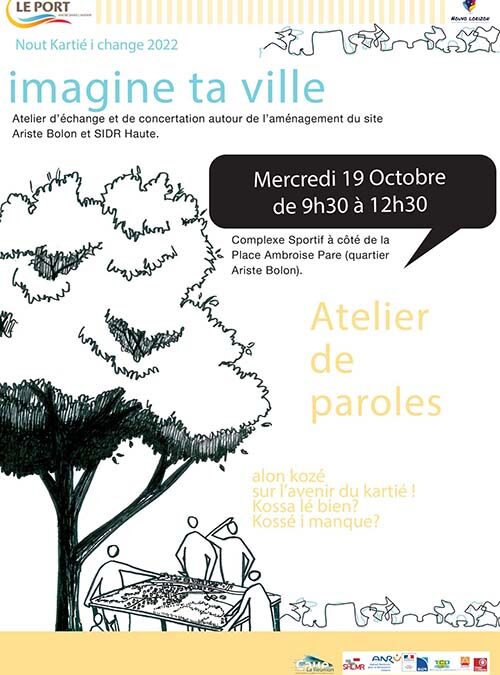 Imagine ta ville, Atelier de paroles.