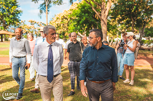 Visite du préfet de La Réunion au Port